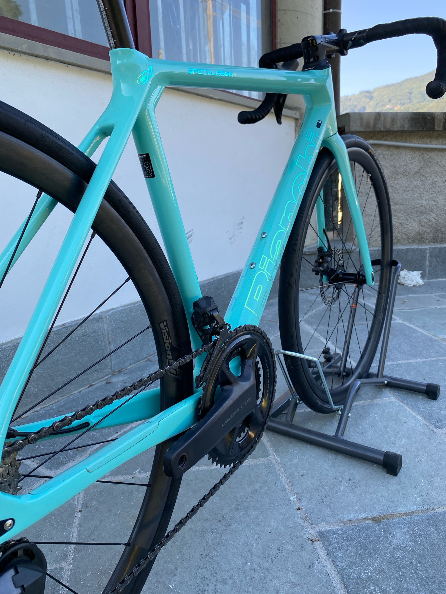 Achetez un vélo d occasion Bianchi Specialissima Ultegra Di2 en 53 cm