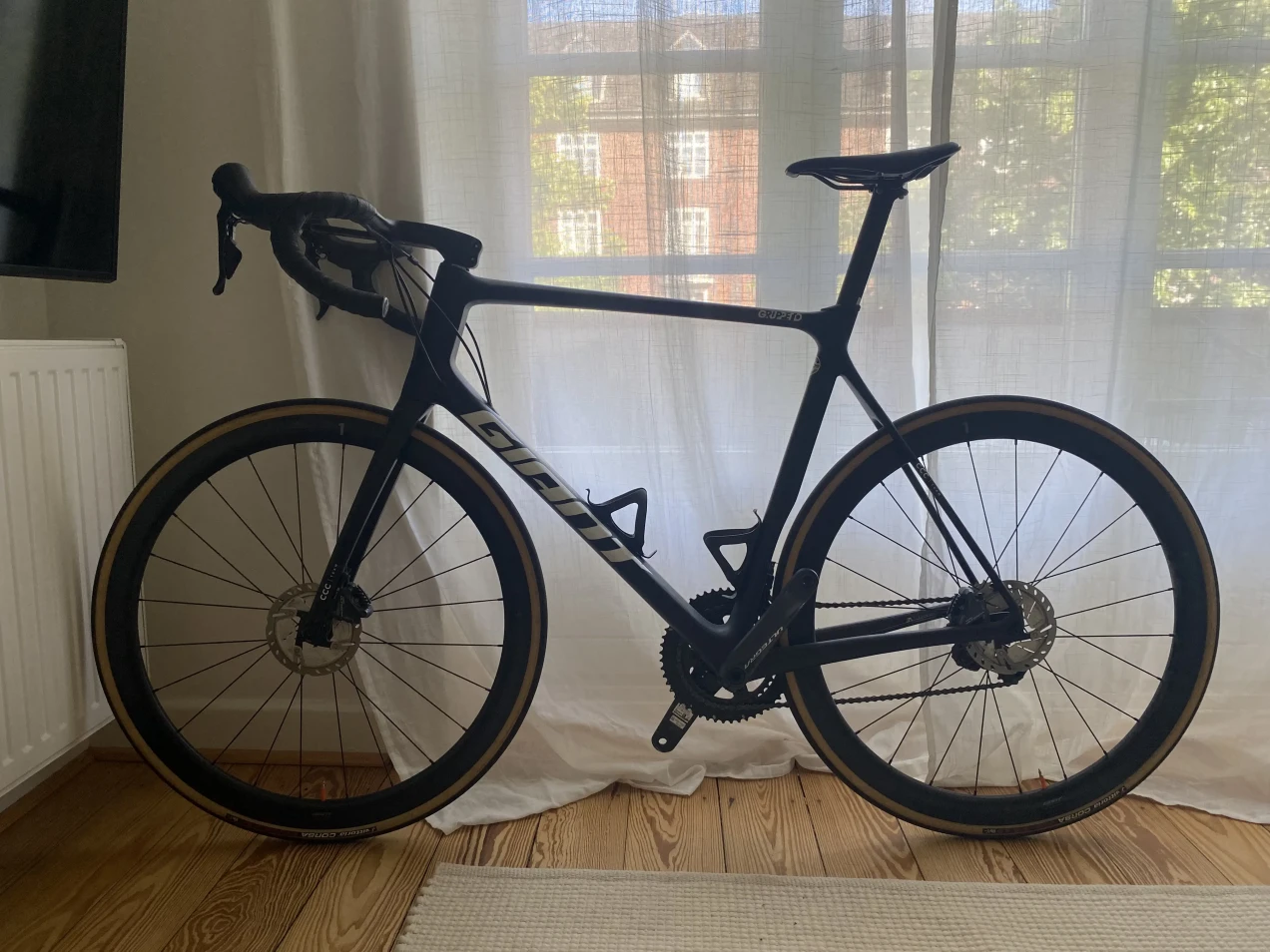 giant tcr advanced pro team disc 2021 weight
