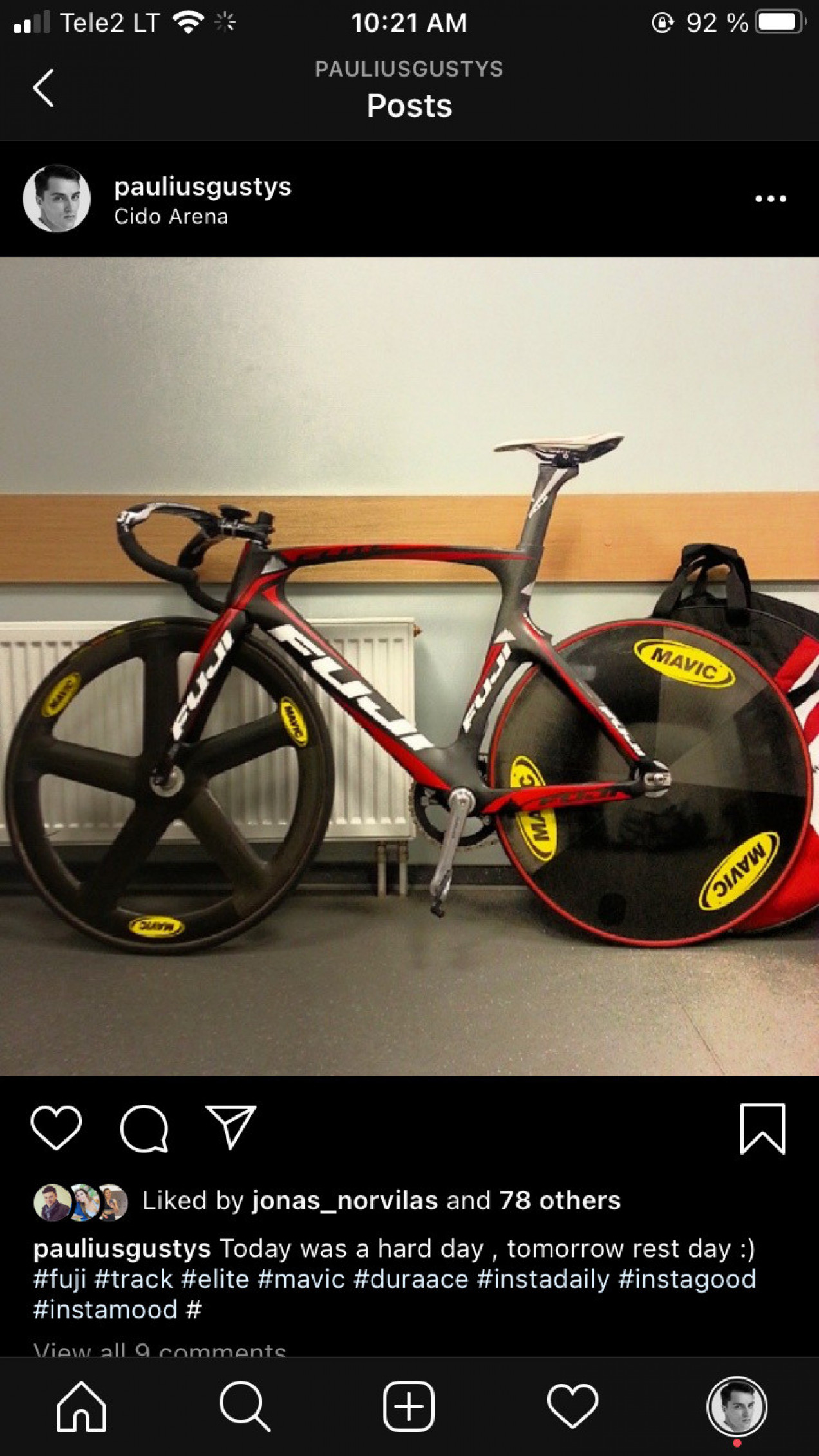 fuji carbon track bike