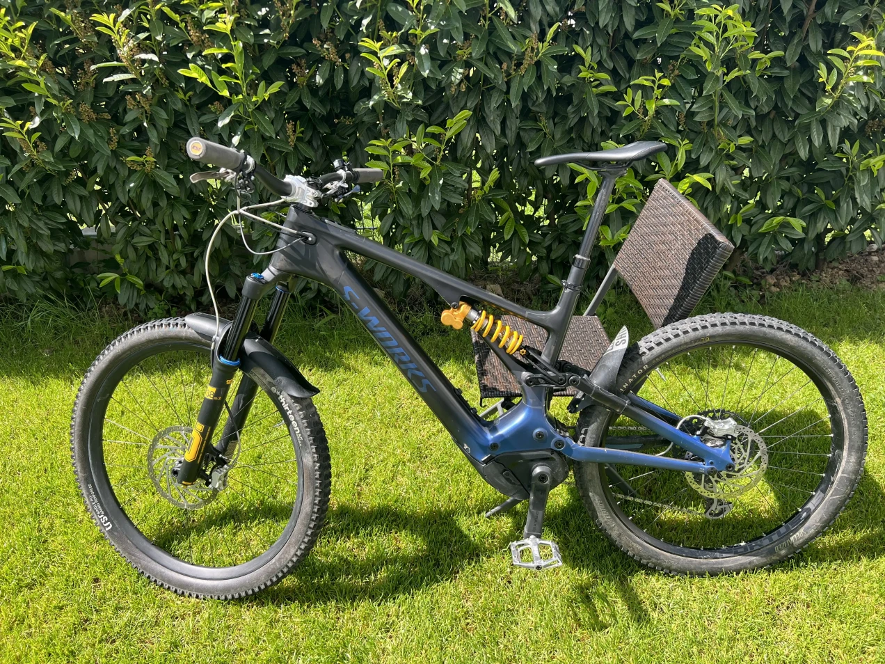 Specialized SWorks Turbo Levo 2022 Blue Ghost Gravity Fade/Black/Light