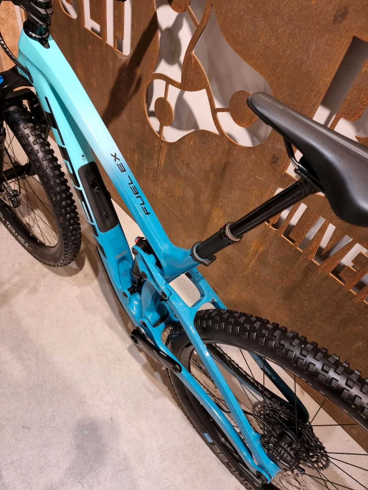 trek mint green bike