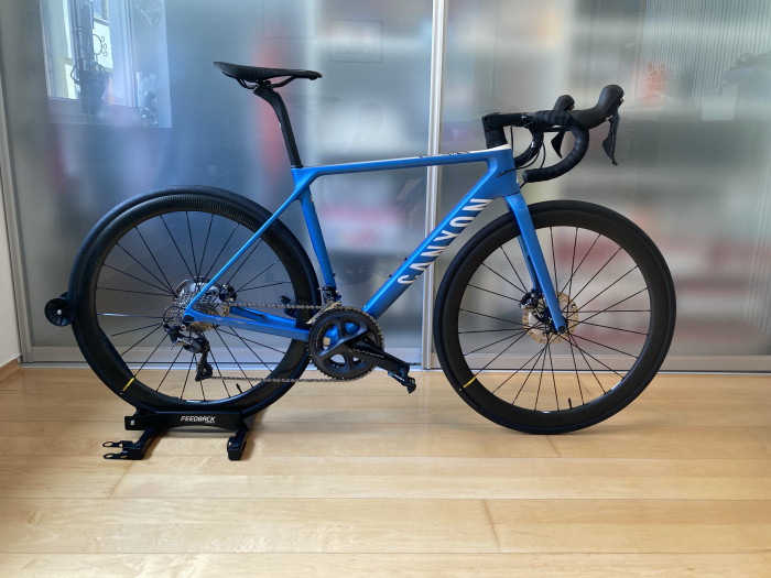 canyon rennrad blau