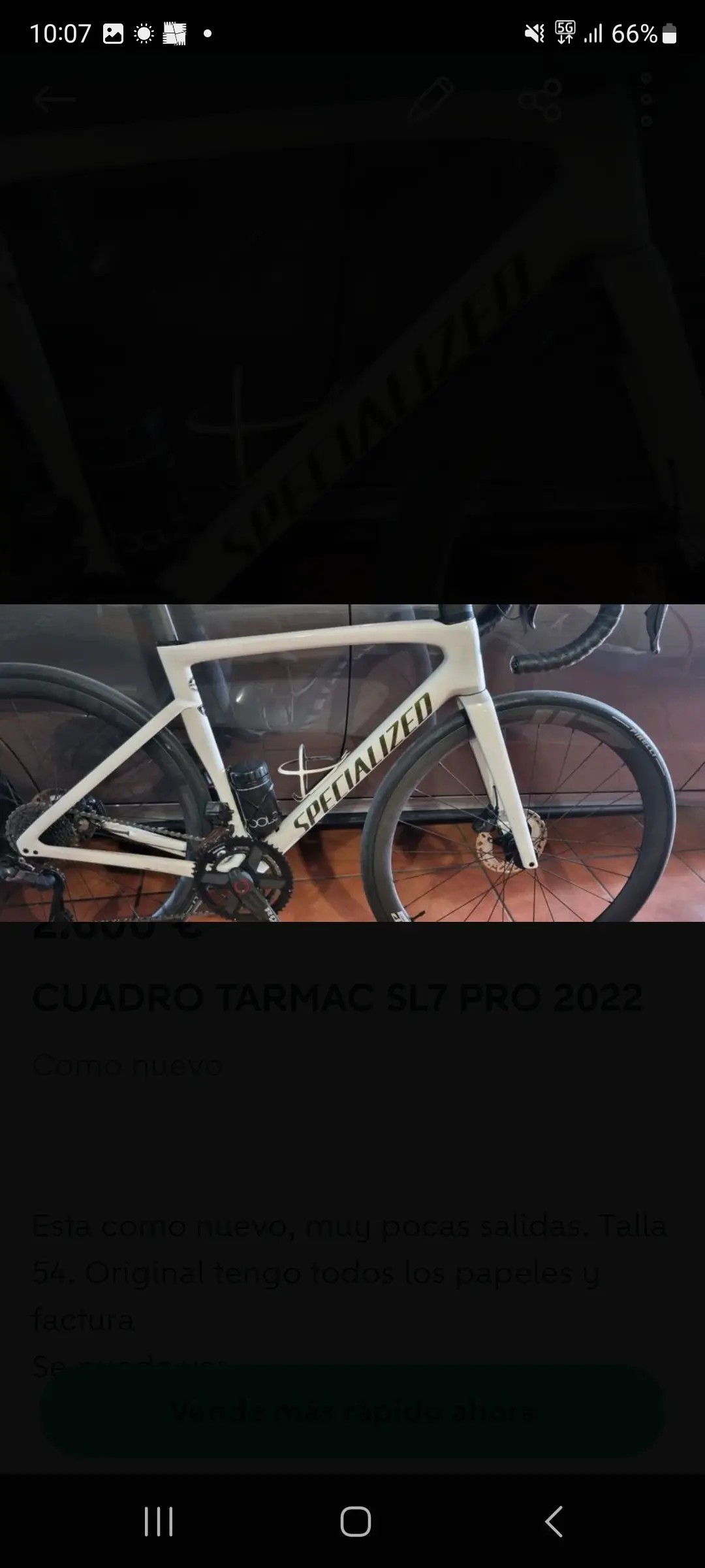 Specialized Tarmac SL7 Pro - Ultegra Di2 used in 54 cm | buycycle