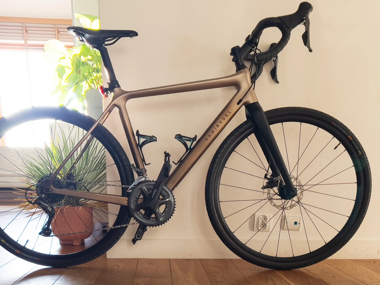fondo Cadena chocolate Van rysel EDR CF Carbon Gravel Bike - GRX utilizado en s | buycycle