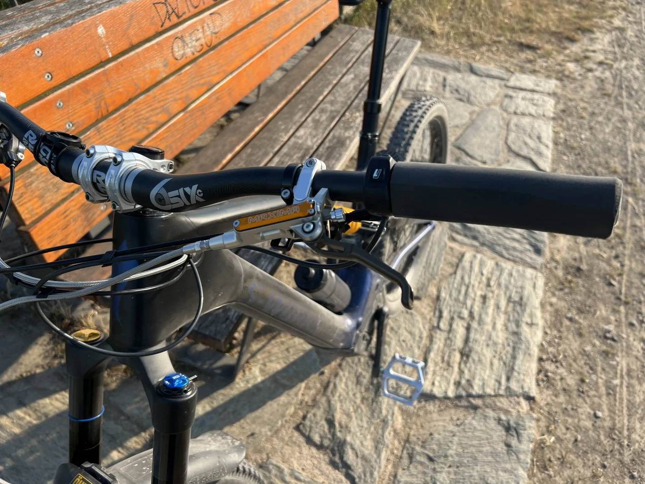 Specialized SWorks Turbo Levo 2022 Blue Ghost Gravity Fade/Black/Light