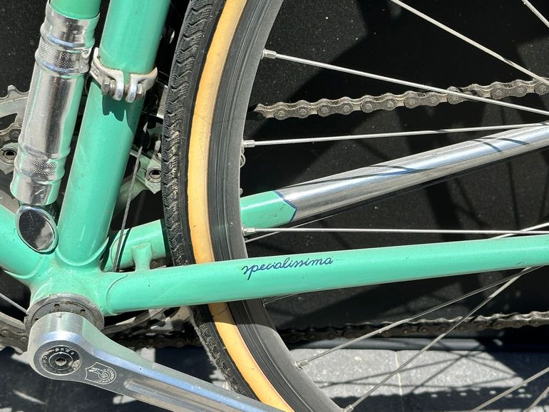 Used Bianchi Specialissima Frameset 1986 Road & Gravel, Blue — image 5 of 6