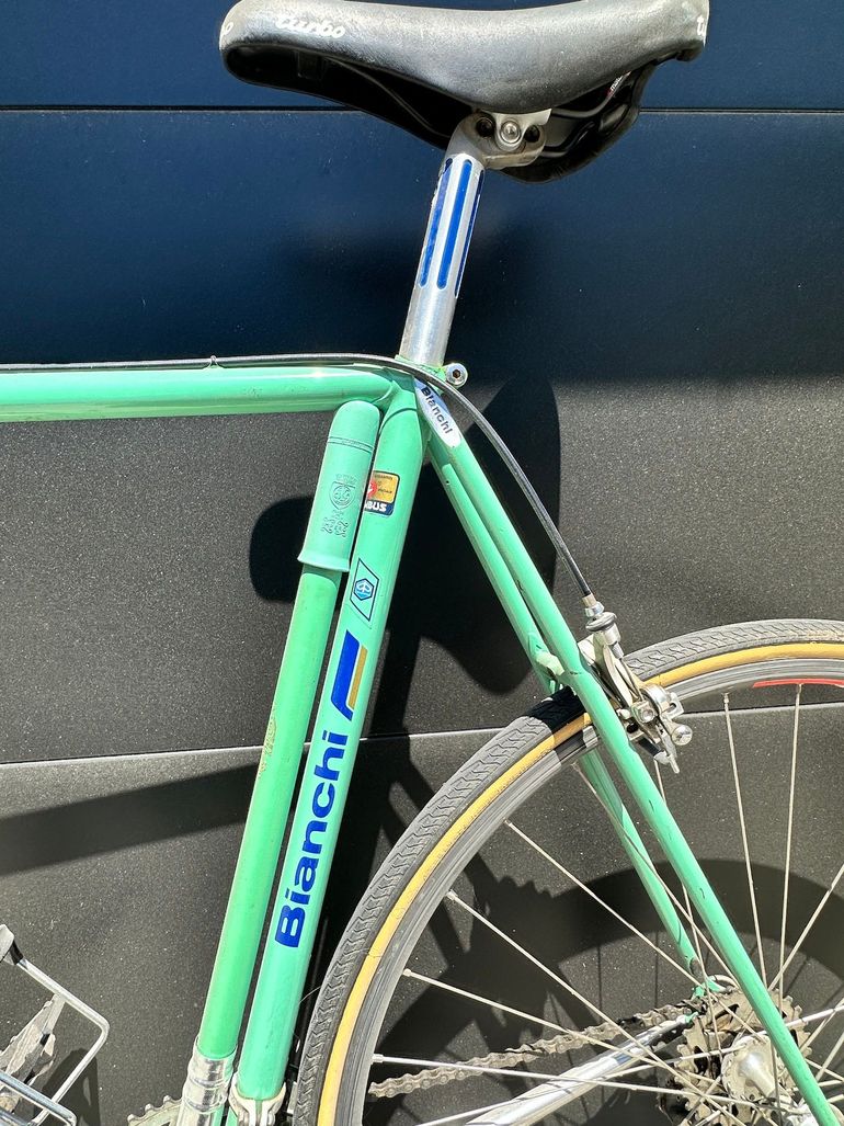 Used Bianchi Specialissima Frameset 1986 Road & Gravel, Blue — image 6 of 6