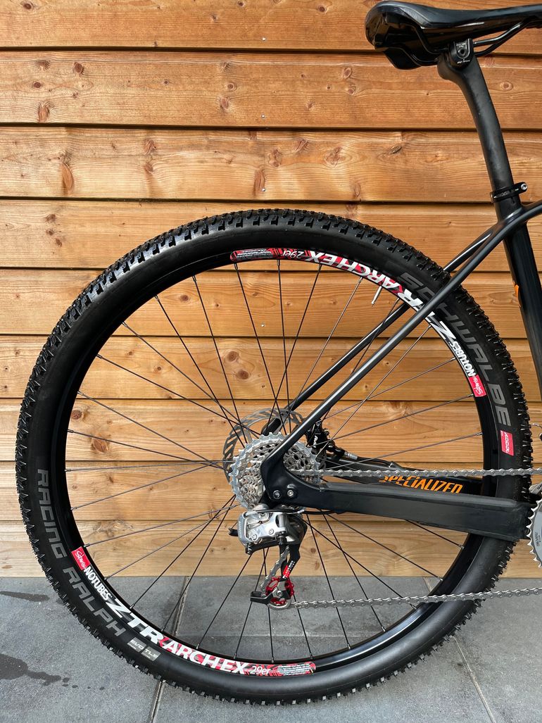 Used Specialized S-Works Stumpjumper Fact Carbon/Sram XO/XX/Brain/Gr.L 2019 Mountainbike, Black — image 22 of 26
