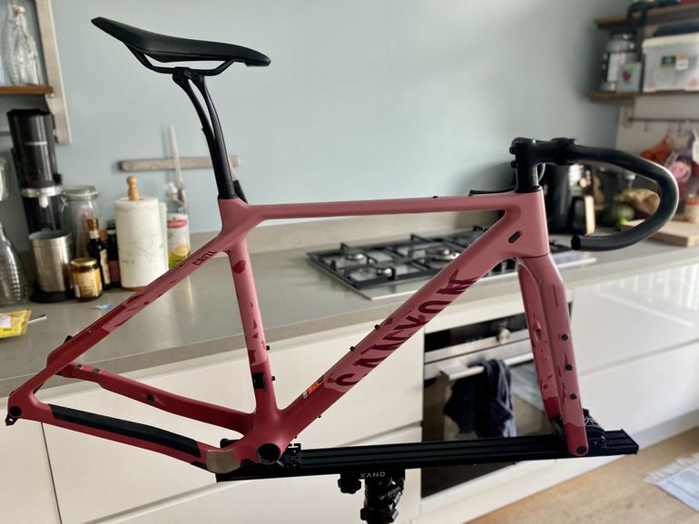 Used Canyon Grizl CF SL Frameset 2022 Road & Gravel, Morado — image 1 of 5