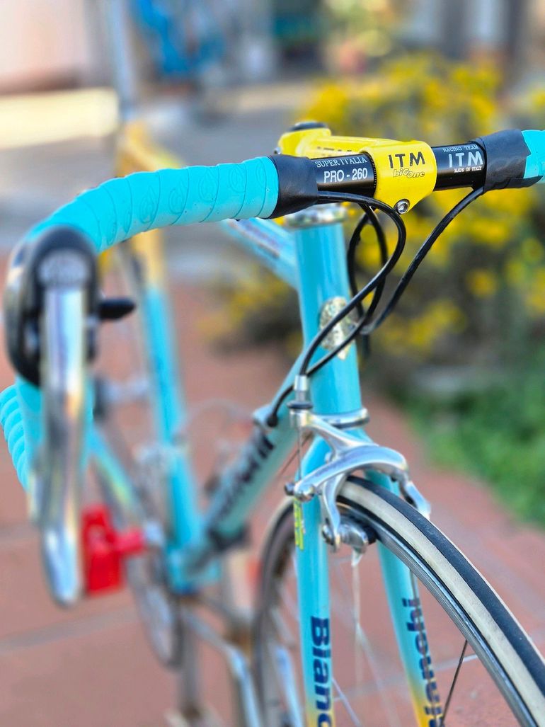 Used Bianchi Mega pro xl sc 61.10 Pantani Mercatone uno 98 1999 Road & Gravel, Orange — image 9 of 32