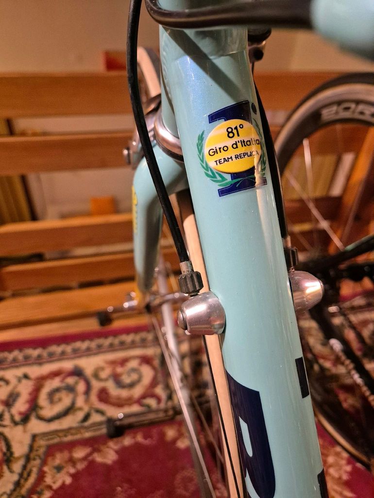 Used Bianchi Mega pro xl sc 61.10 Pantani Mercatone uno 98 1999 Road & Gravel, Orange — image 30 of 32