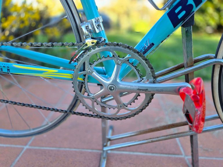 Used Bianchi Mega pro xl sc 61.10 Pantani Mercatone uno 98 1999 Road & Gravel, Orange — image 14 of 32