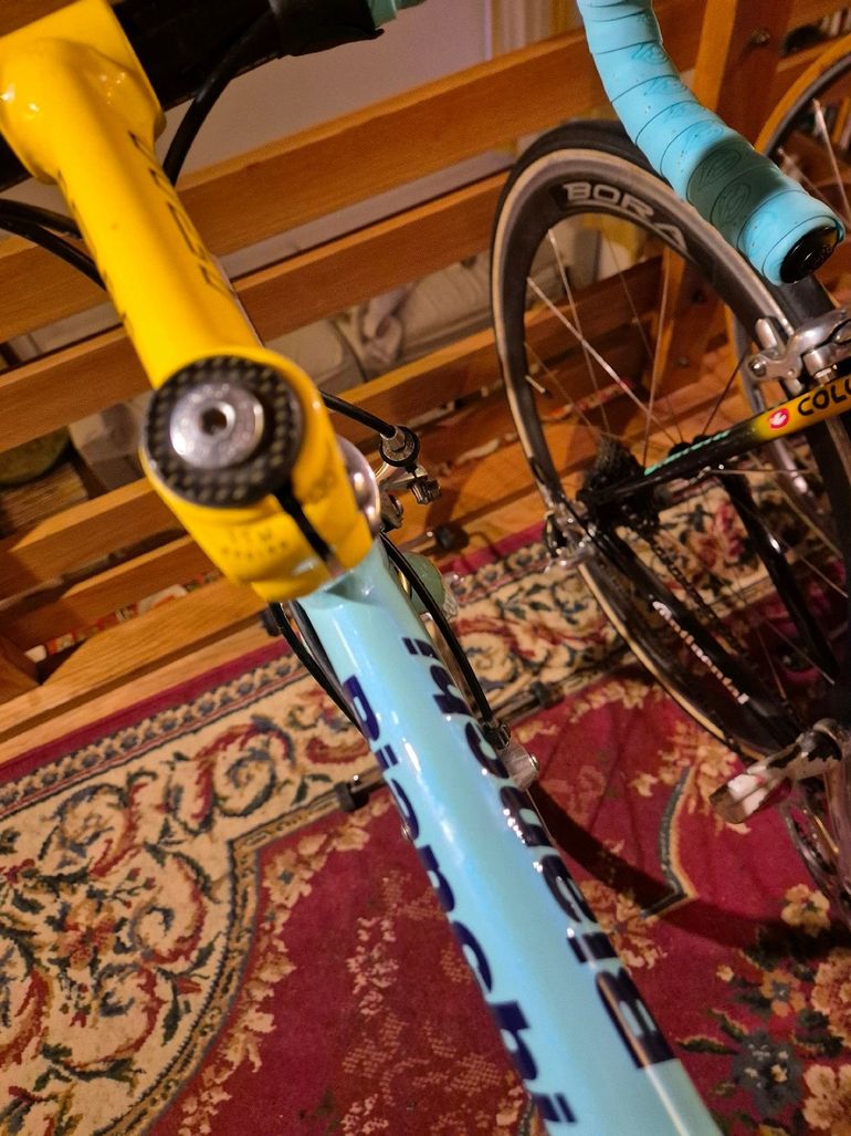 Used Bianchi Mega pro xl sc 61.10 Pantani Mercatone uno 98 1999 Road & Gravel, Orange — image 29 of 32