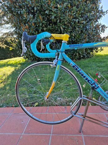Used Bianchi Mega pro xl sc 61.10 Pantani Mercatone uno 98 1999 Road & Gravel, Orange — image 4 of 32