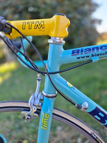 Used Bianchi Mega pro xl sc 61.10 Pantani Mercatone uno 98 1999 Road & Gravel, Orange — image 21 of 32
