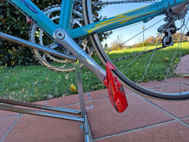 Used Bianchi Mega pro xl sc 61.10 Pantani Mercatone uno 98 1999 Road & Gravel, Orange — image 7 of 32