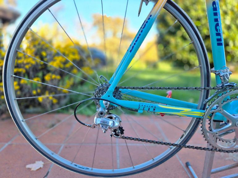 Used Bianchi Mega pro xl sc 61.10 Pantani Mercatone uno 98 1999 Road & Gravel, Orange — image 17 of 32