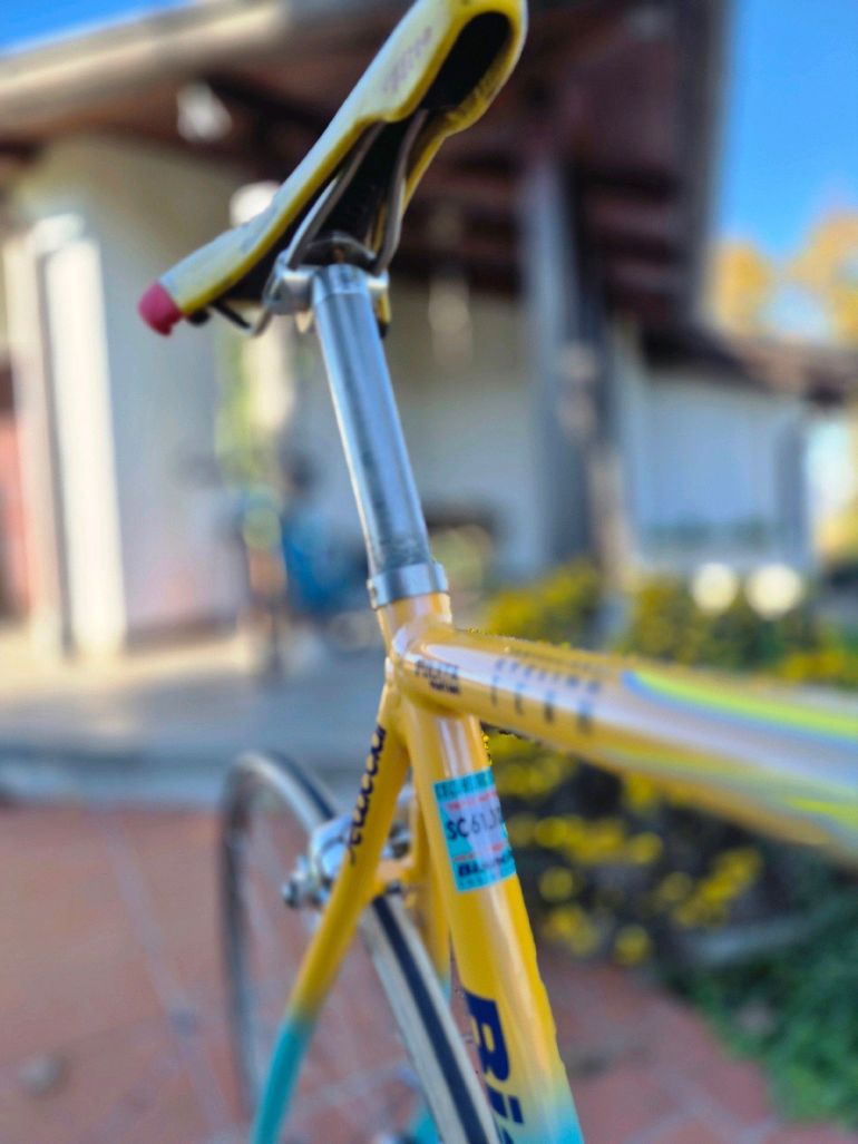 Used Bianchi Mega pro xl sc 61.10 Pantani Mercatone uno 98 1999 Road & Gravel, Orange — image 16 of 32