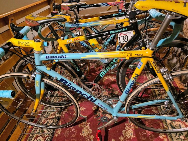 Used Bianchi Mega pro xl sc 61.10 Pantani Mercatone uno 98 1999 Road & Gravel, Orange — image 32 of 32