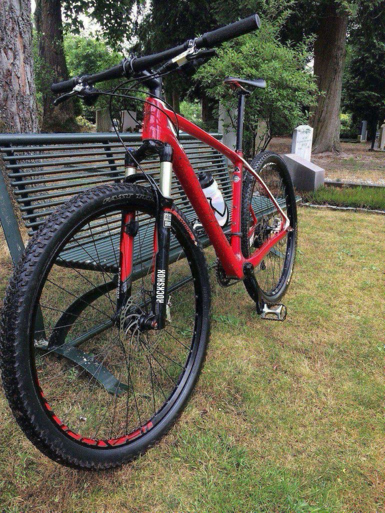Used Specialized Stumpjumper Comp Carbon 29 2015 2015 Mountainbike, Rot, 29 — image 2 of 5