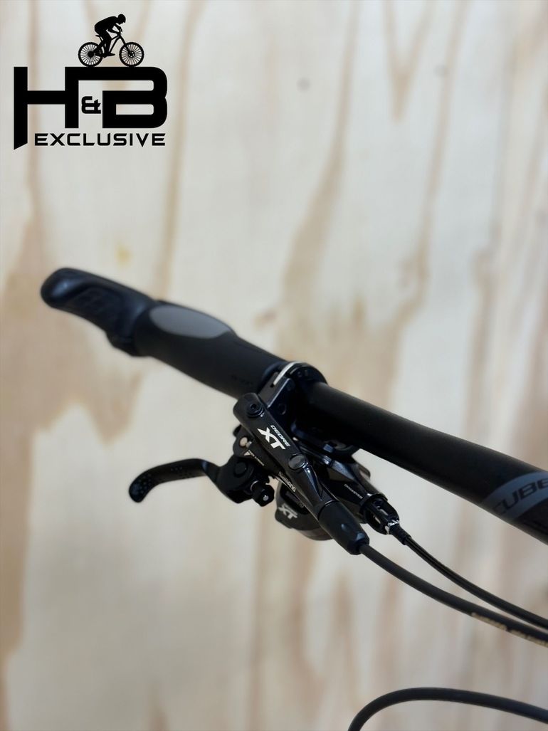 Used CUBE Stereo SL Hybrid 120 Carbon XT 2018 Mountainbike, Schwarz — image 7 of 13