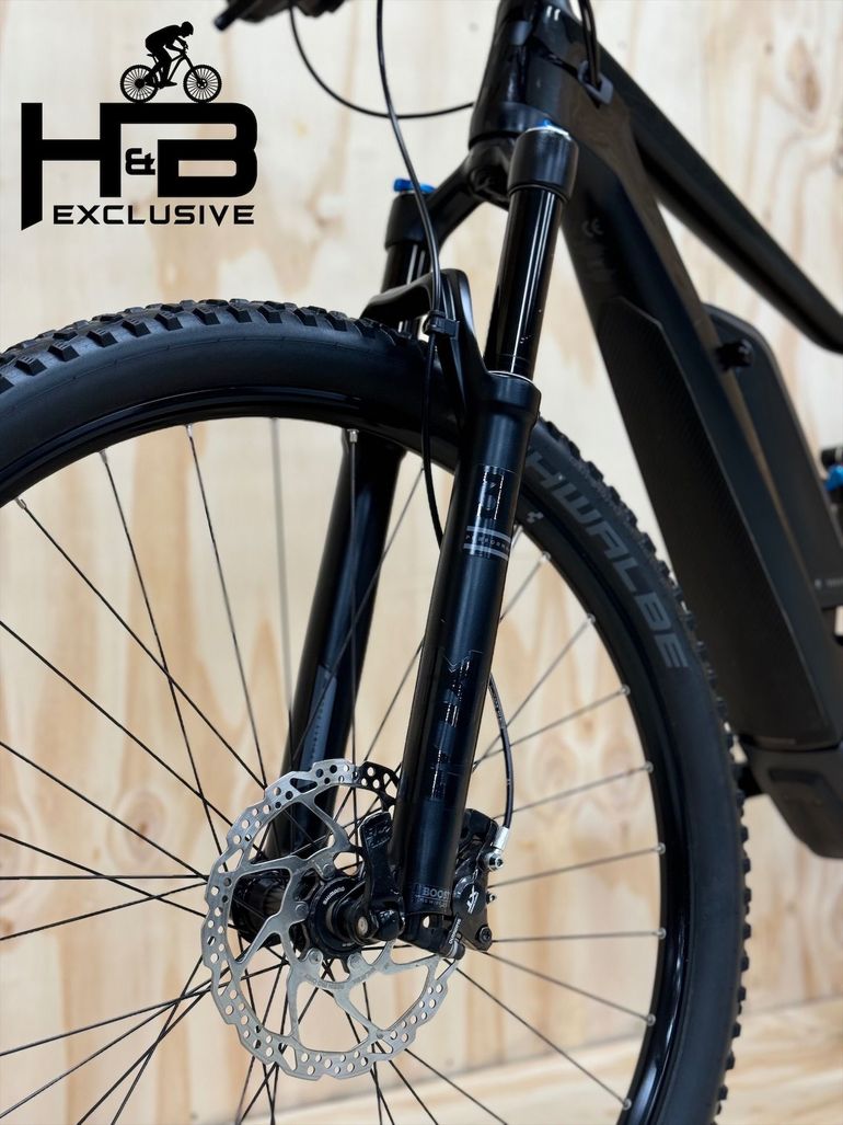 Used CUBE Stereo SL Hybrid 120 Carbon XT 2018 Mountainbike, Schwarz — image 4 of 13