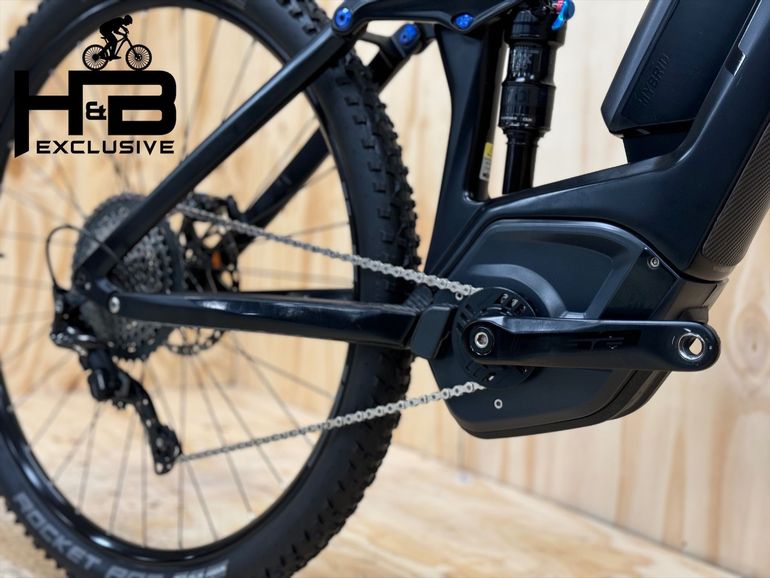 Used CUBE Stereo SL Hybrid 120 Carbon XT 2018 Mountainbike, Schwarz — image 2 of 13