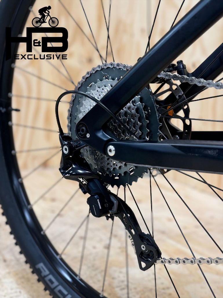 Used CUBE Stereo SL Hybrid 120 Carbon XT 2018 Mountainbike, Schwarz — image 3 of 13