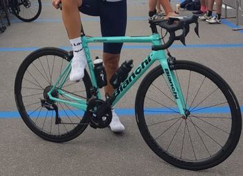 Used Bianchi Specialissima - Ultegra Di2 2022 Road & Gravel, Green — image 2 of 4