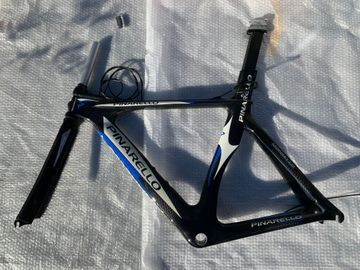 Used Pinarello Montello Frameset Frameset 2008 Road & Gravel, Black — image 2 of 9