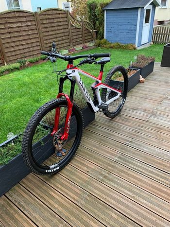 Used Canyon Strive CFR 9.0 Team 2019 Mountainbike, Red — image 3 of 4