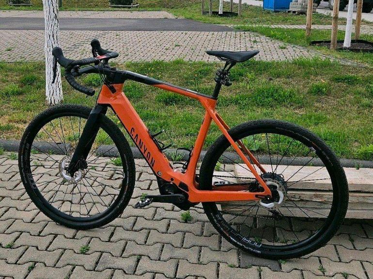 Used Canyon Grail:ON CF 7 2021 2021 Road & Gravel, Orange — image 1 of 3