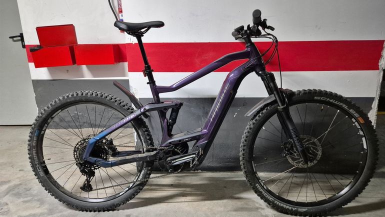 Haibike AllTrail 9 29 2022 2022 Mountainbike usato, Viola — immagine 3 di 9