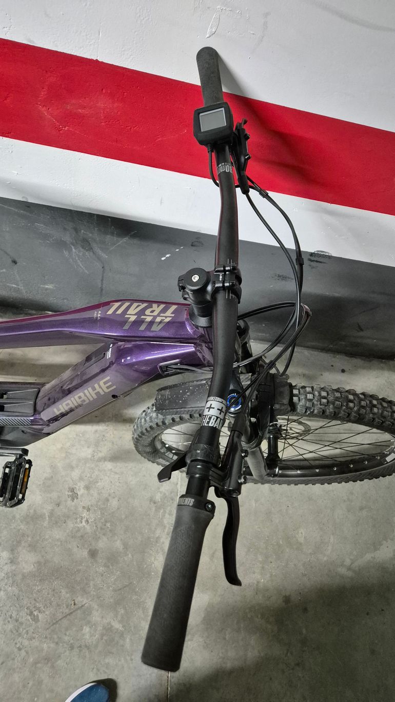 Haibike AllTrail 9 29 2022 2022 Mountainbike usato, Viola — immagine 7 di 9