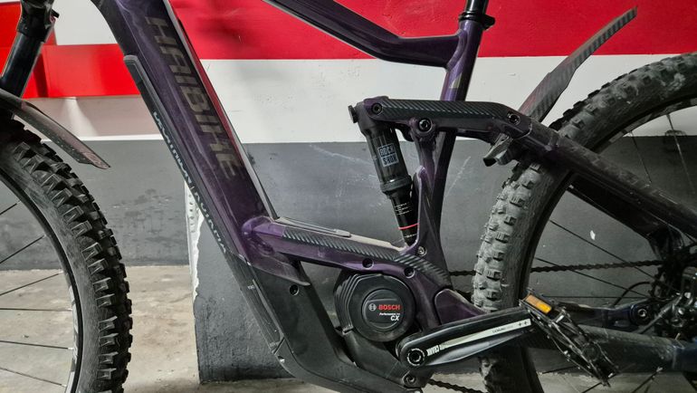 Haibike AllTrail 9 29 2022 2022 Mountainbike usato, Viola — immagine 8 di 9