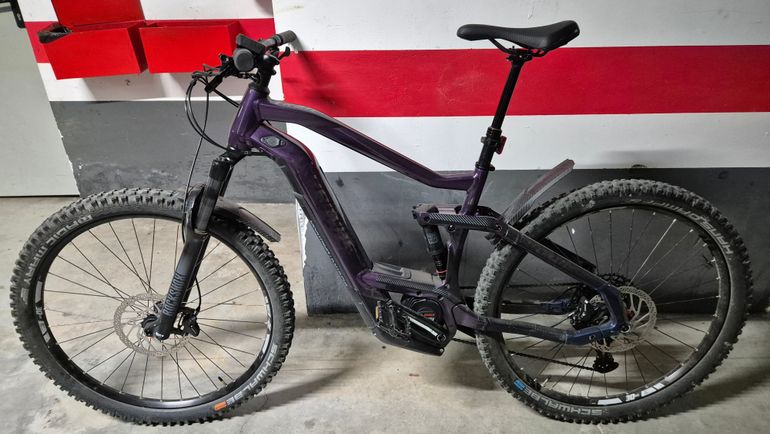 Haibike AllTrail 9 29 2022 2022 Mountainbike usato, Viola — immagine 4 di 9