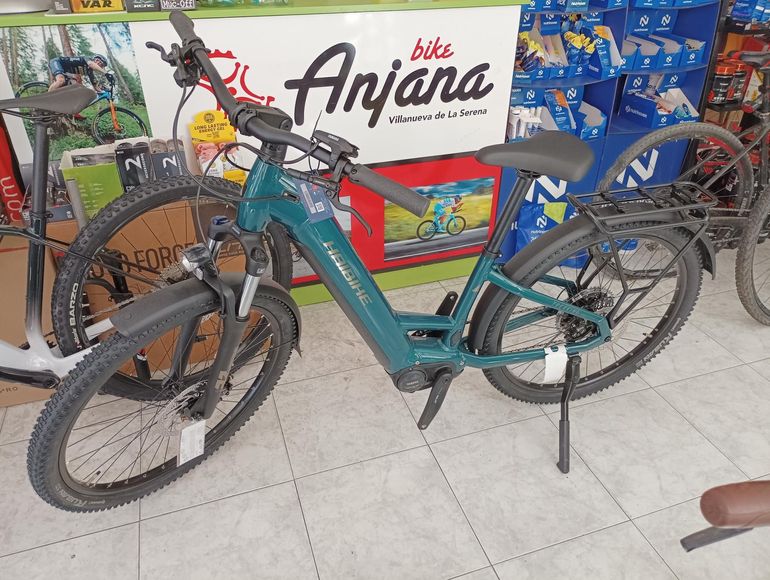 Used Haibike TREKKING 4 LOW ocean/black 2024 2024 Mountainbike, Green — image 1 of 9