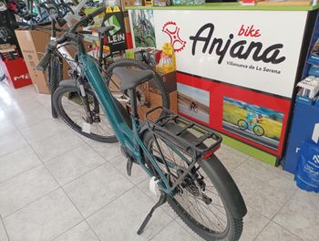 Used Haibike TREKKING 4 LOW ocean/black 2024 2024 Mountainbike, Green — image 3 of 9