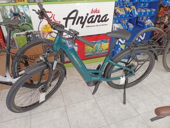 Used Haibike TREKKING 4 LOW ocean/black 2024 2024 Mountainbike, Green — image 9 of 9