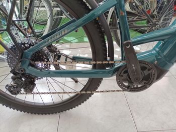 Used Haibike TREKKING 4 LOW ocean/black 2024 2024 Mountainbike, Green — image 5 of 9