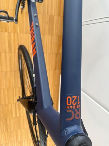 Used TRIBAN RC120 Disc Road Bike 2024 Road & Gravel, Blue — image 6 of 14