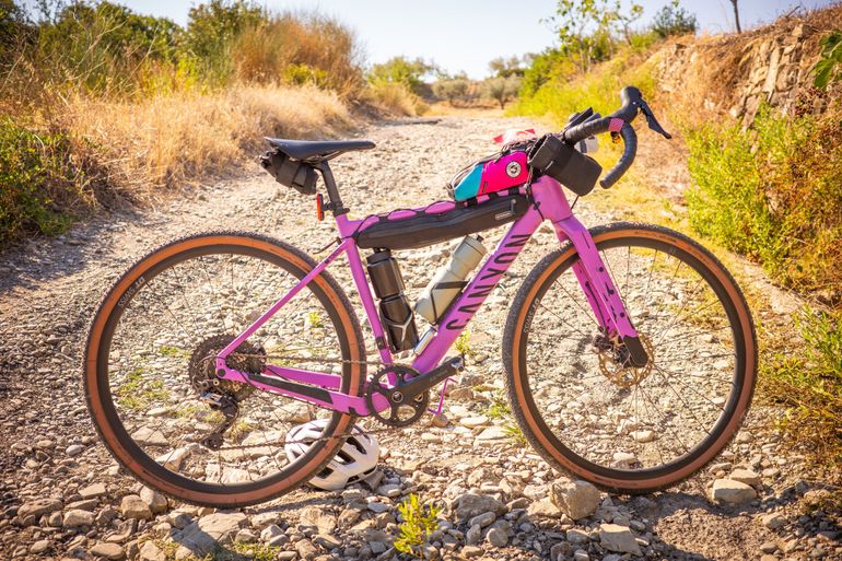 Used Canyon Grizl 7 RAW 1by 2023 2023 Road & Gravel, Violett — image 9 of 10