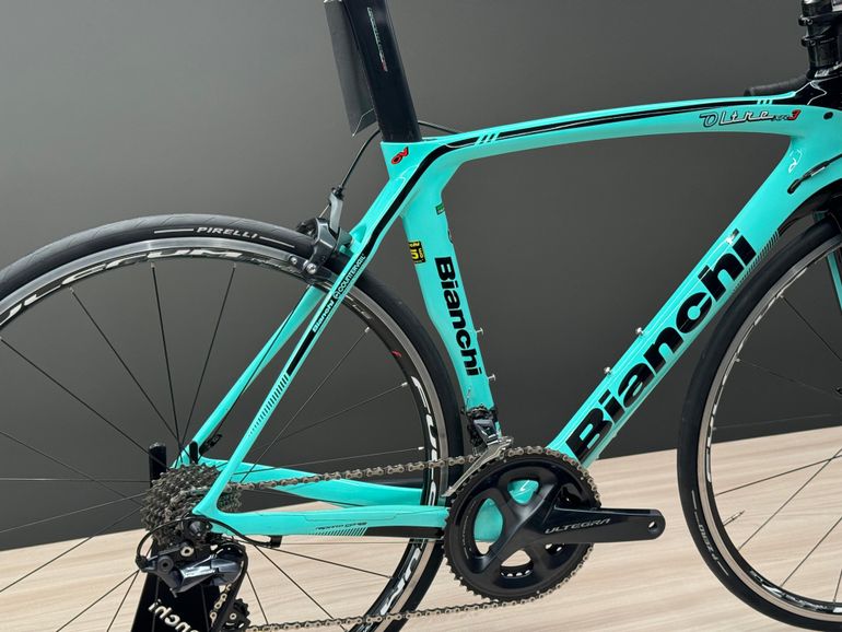 Gebrauchtes Bianchi Oltre XR3 - Ultegra 2017 Road & Gravel, Blau — Bild 5 von 8