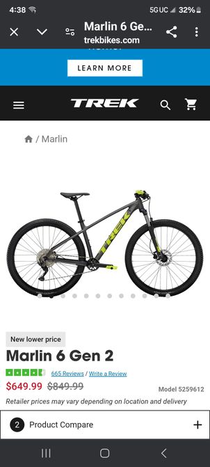 Trek - Marlin 6 Gen 2, 2022