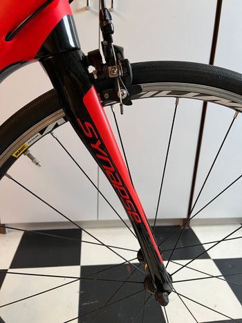 Cannondale Synapse Carbon 105 2017 2017 Road & Gravel usato, Rosso — immagine 4 di 7