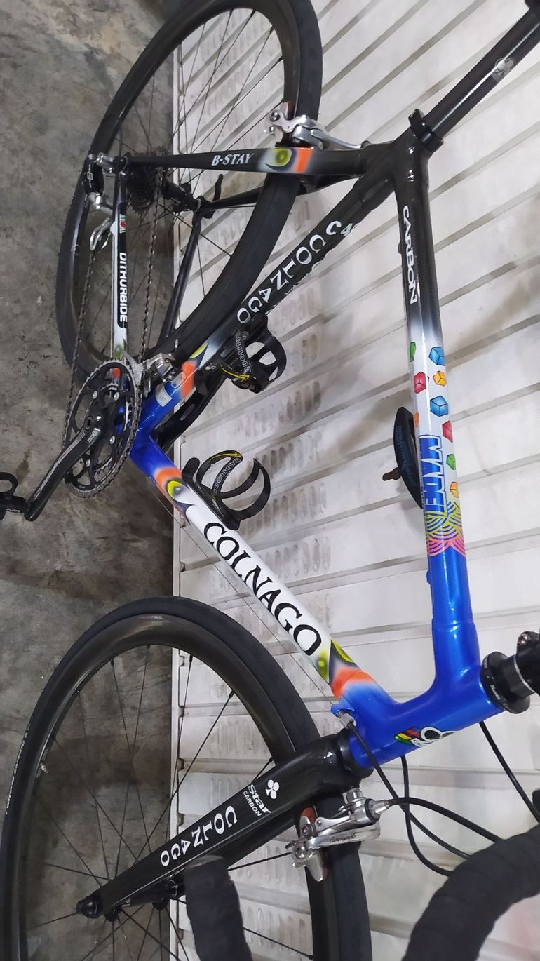 Used Colnago C40 carbon Mapei 1999 Road & Gravel, Blue — image 9 of 17