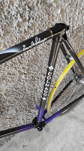 Used Colnago Carbitubo monotubo Frameset 1990 Road & Gravel, Purple — image 8 of 8