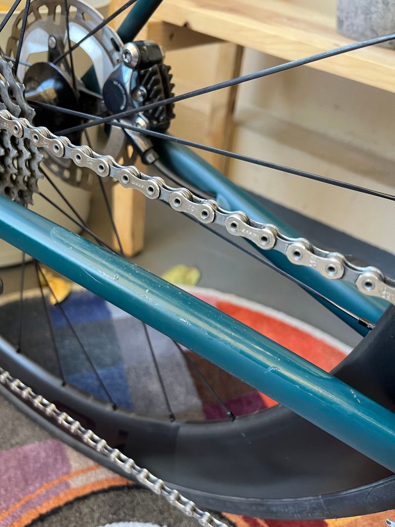 Used Specialized Aethos Expert - Shimano Ultegra Di2 2022 Road & Gravel, Green — image 4 of 13