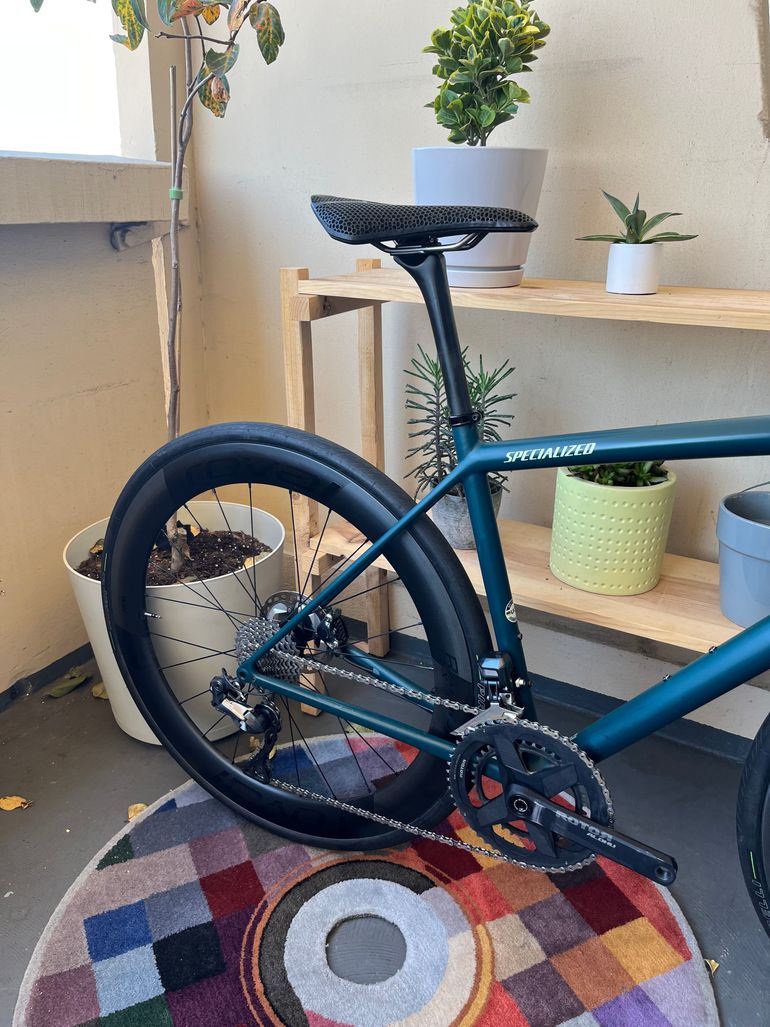 Used Specialized Aethos Expert - Shimano Ultegra Di2 2022 Road & Gravel, Green — image 7 of 13