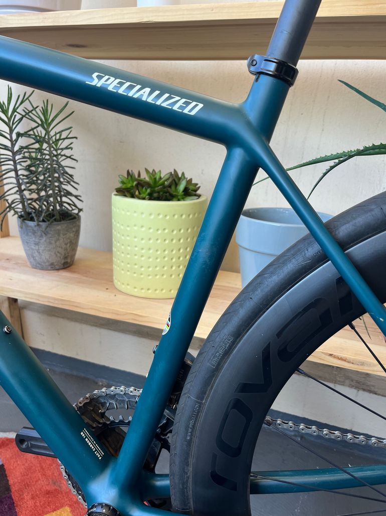 Used Specialized Aethos Expert - Shimano Ultegra Di2 2022 Road & Gravel, Green — image 12 of 13